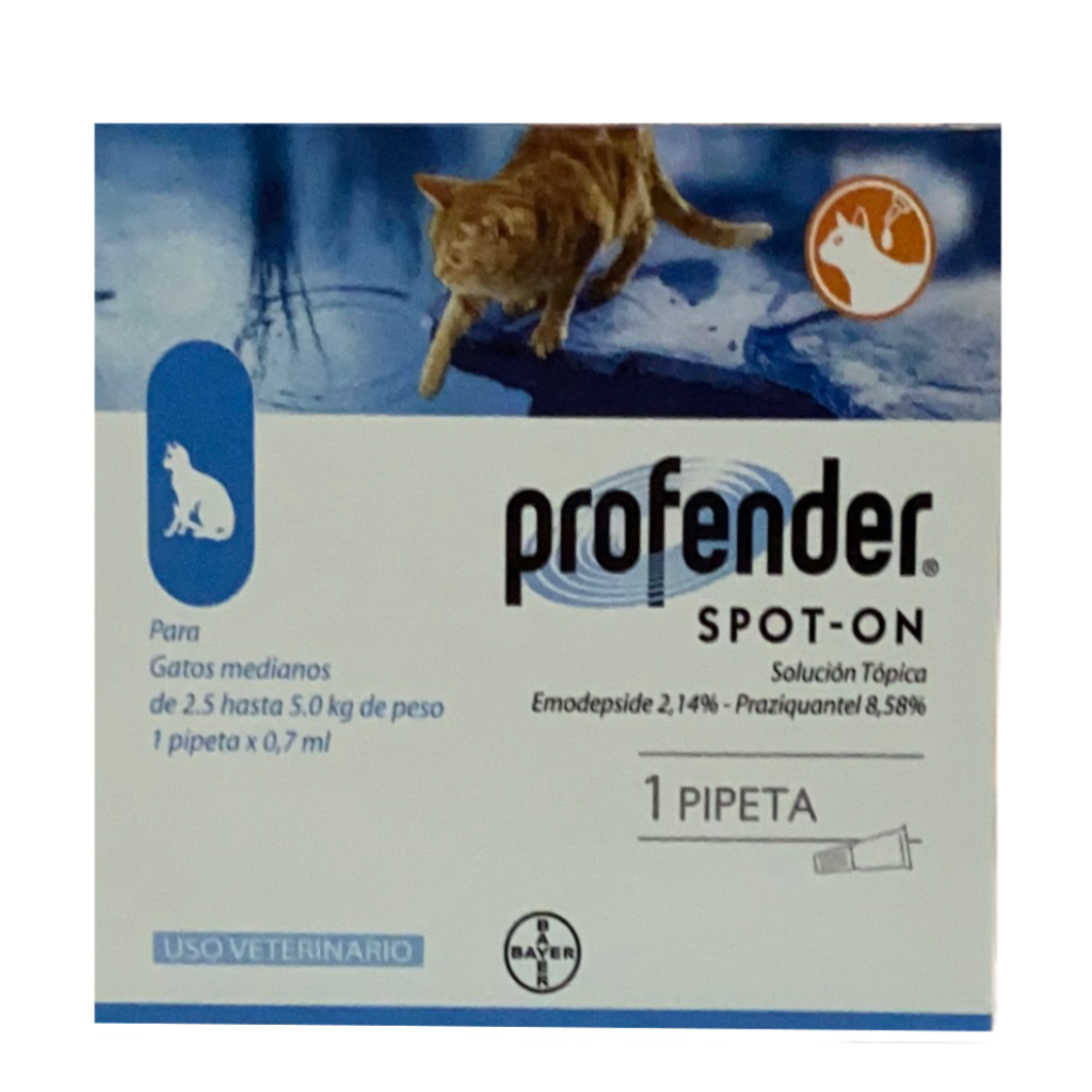 Profender Spot On Katze 2 5 5 Kg Profender Cats 2,5-5 kg – POBLETE Y POBLETE LIMITADA